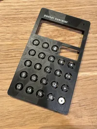 Upper and Lower case with "Support for PLA" support interface