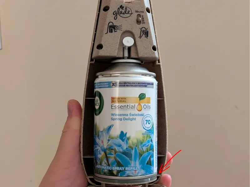 Air Wick Refill Adapter for Glade Spray Dispenser