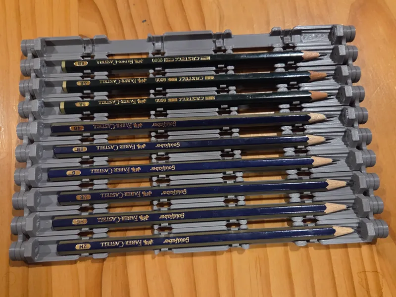 Foldable Hex Pencil Case
