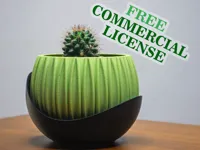 Pot de plante d'intérieur avec socle — photo 1