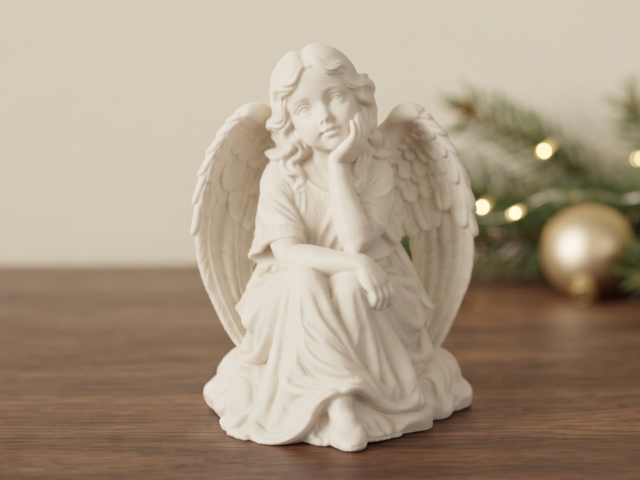 Angel Christmas Home Decor Figure 3D model