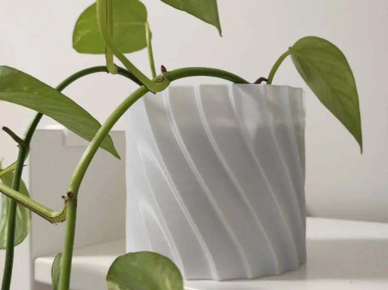 Modern plant pot