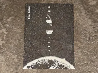 Wall Art Solar System Black and White