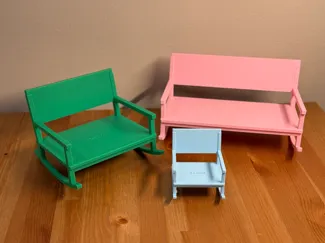 Parametric Rocking Bench for Plush Toy