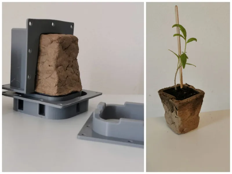 Growing Pot Cardboard Press mold