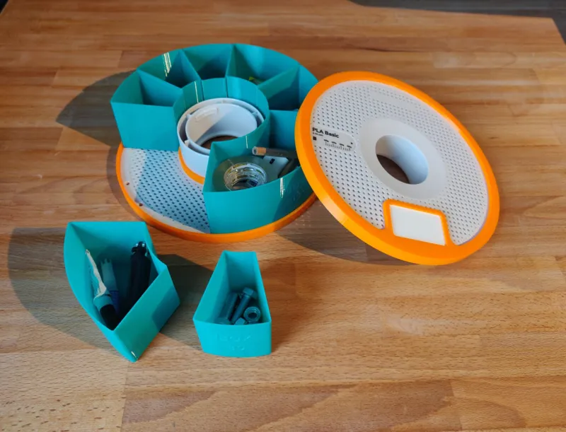 ReRoll - Bambu Spool Storage - Recycle, Re-use 