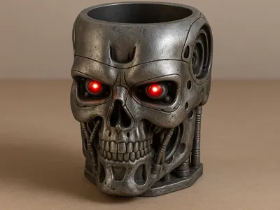 The Terminator Pen / Pencil Holder
