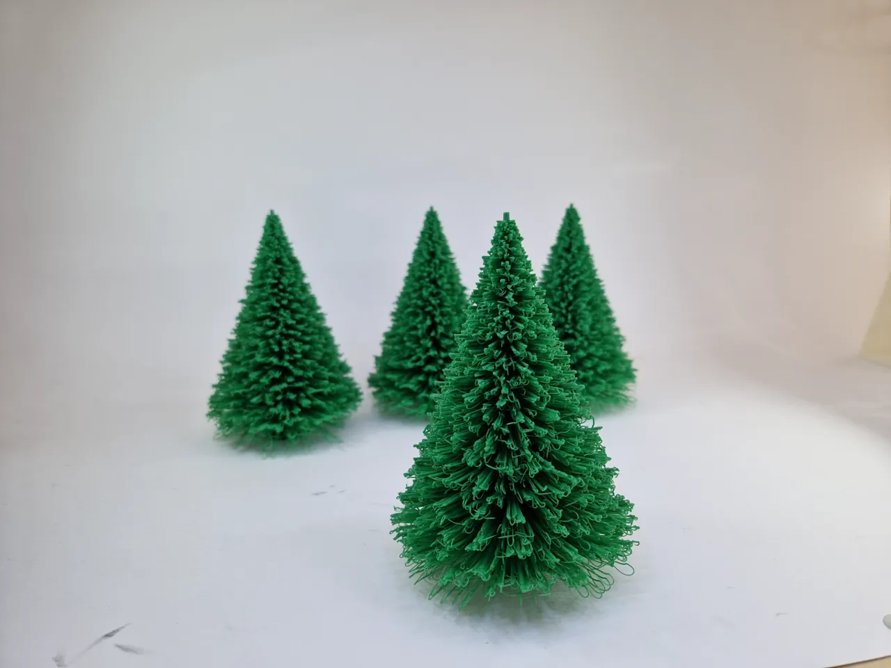 Christmas Tree realistic - Different sizes view 3