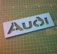 Pochoir logo Audi — photo 3