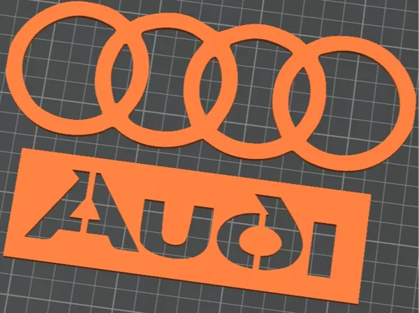 Pochoir logo Audi
