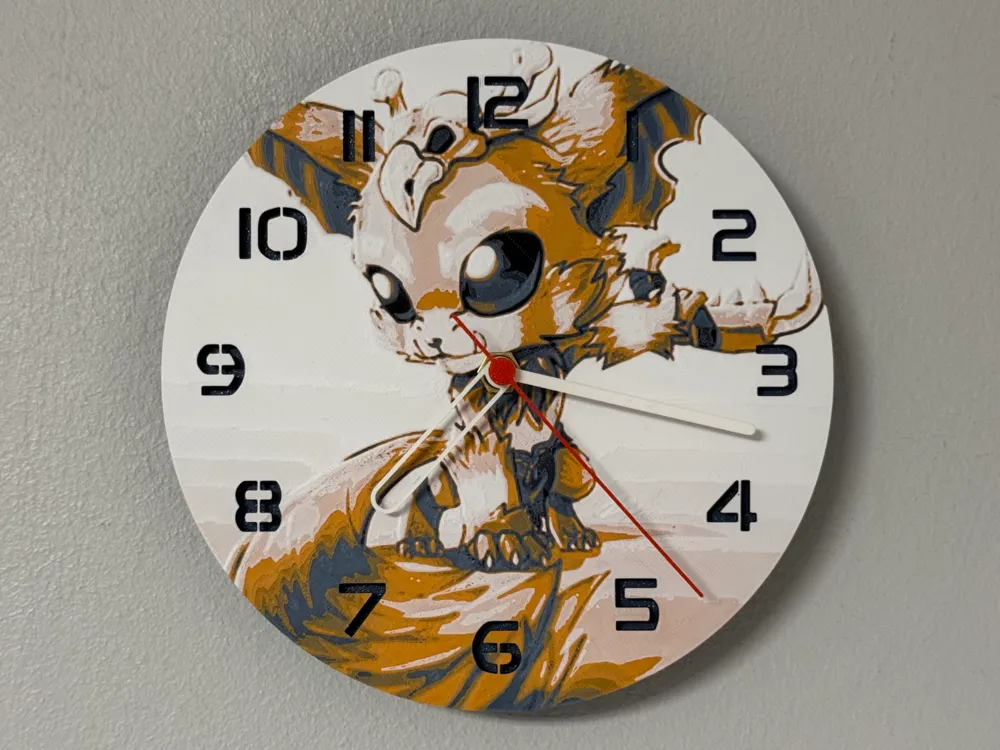 wall / desk clock Gnar League of Legends by cP3D MakerWorld