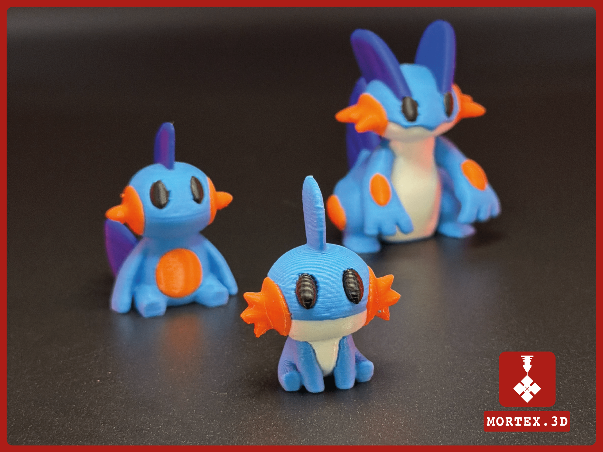 #258 MUDKIP Pokemon Mini Figure