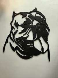 Silhouette American Bully (décoration murale) — photo 3