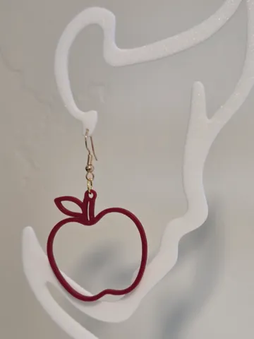 Pendientes: Minimalist Apple Earrings — vista de referencia 2
