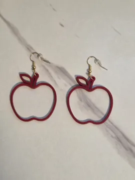 Pendientes: Minimalist Apple Earrings — vista de referencia 4