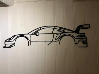 Porsche 911 RSR wall art