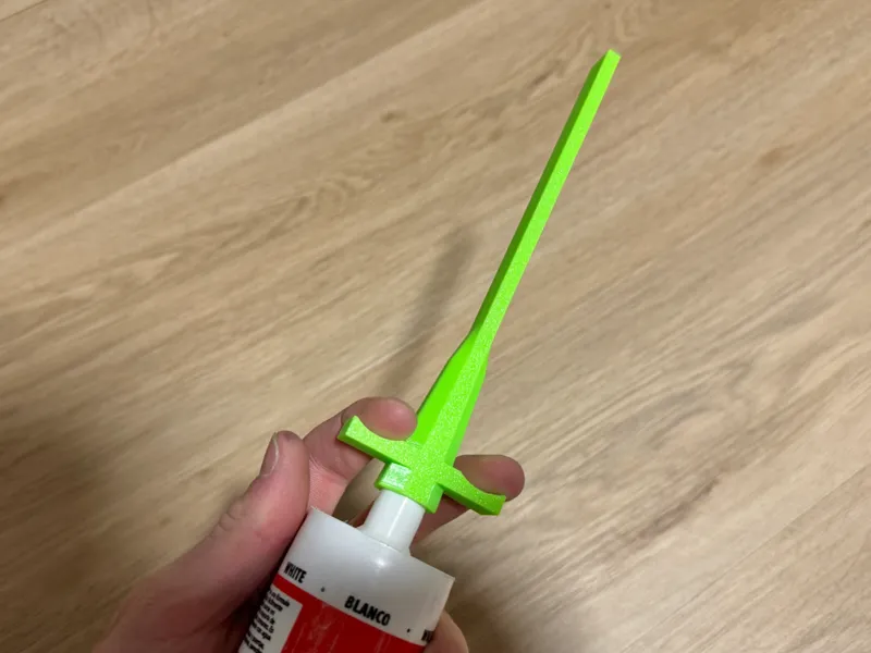 Narrow Caulk Tube Extender