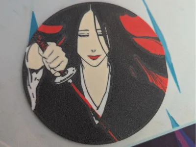 Unohana Retsu Coaster Made by ImageToKeychain