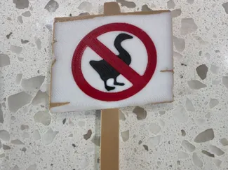 Untitled Goose No Goose Sign