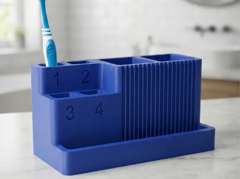 Universal Family Toothbrush & Toothpaste Organizer