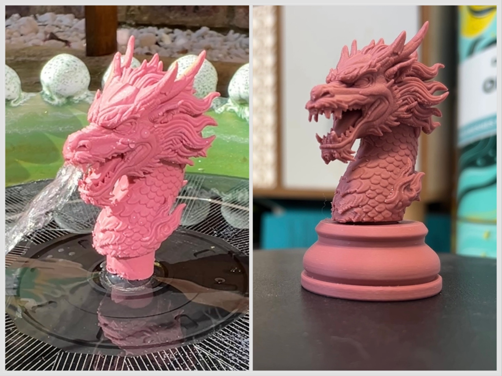 Dragon Head Bust Fountain Nozzle rev 2