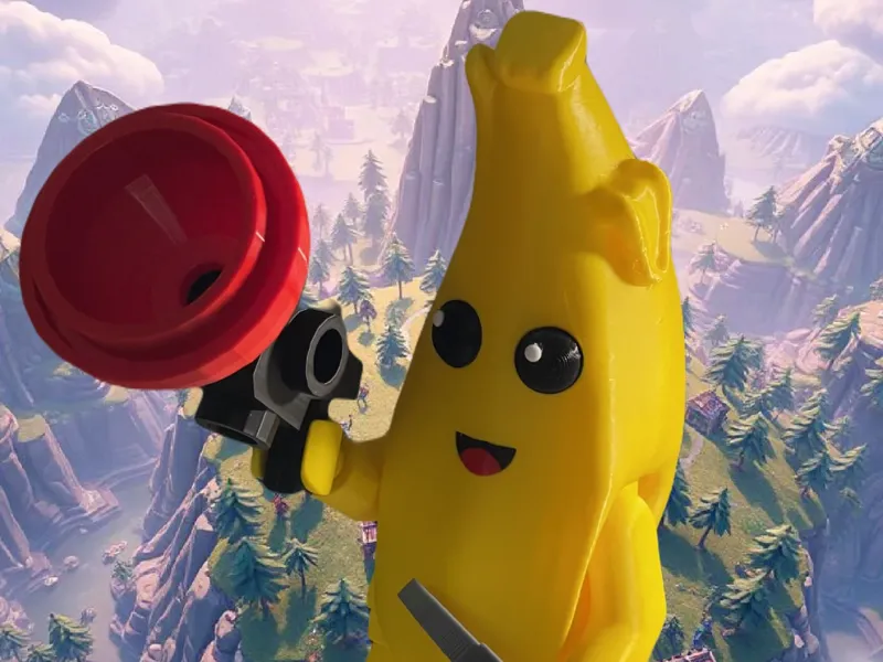 Fortnite Big Brick Grapple Gun !!