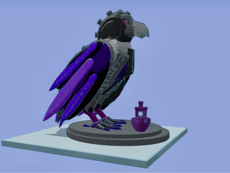 3D Benchy Robo Falcon