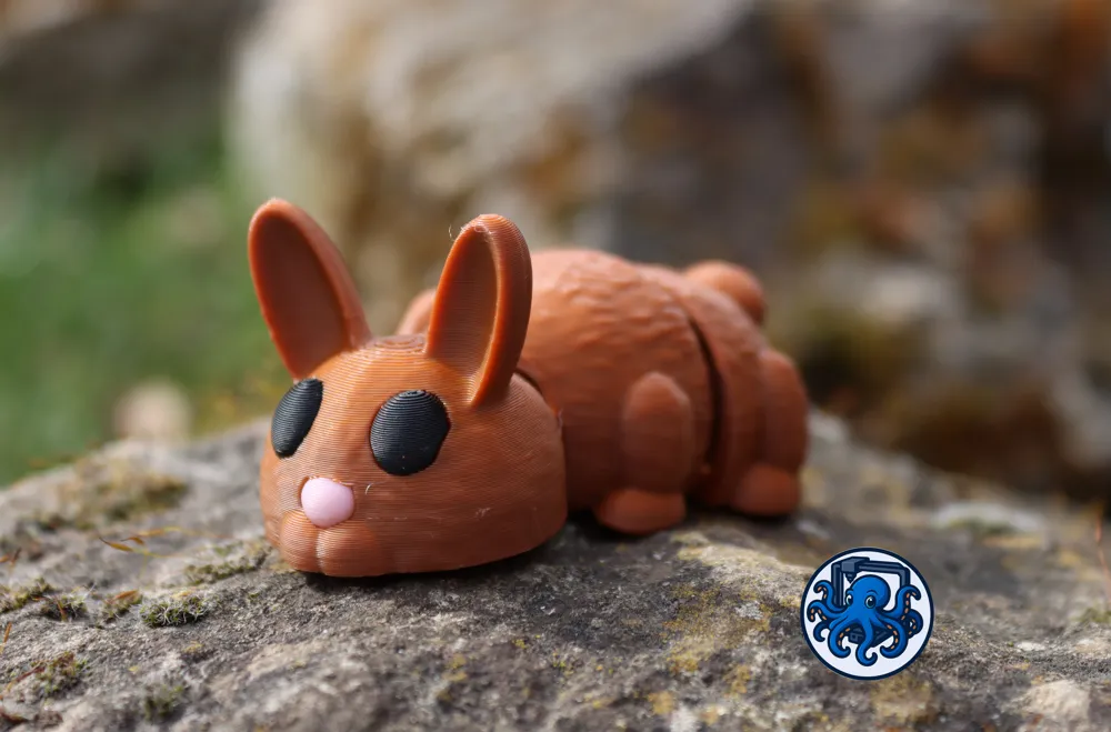 Flexi Bunny | Articulated Rabbit Model - Free 3D Print Model - MakerWorld