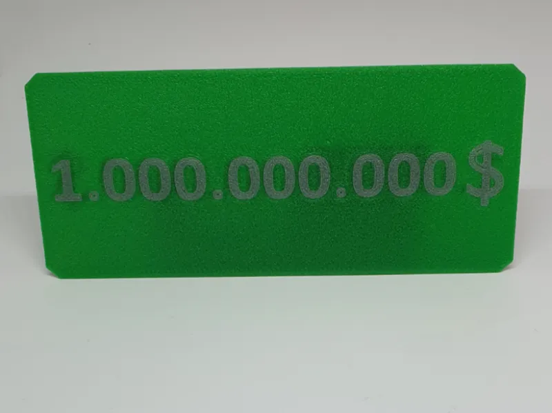 One billion dollar banknote. no joke...