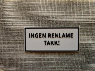 Ingen reklame, takk - Norsk no junk mail
