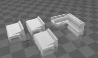 Mix of adjusted sized picatinny mounts
