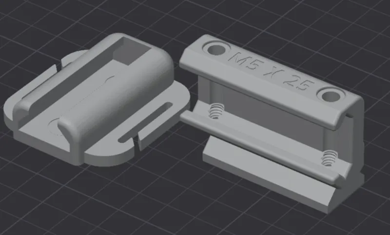 Molle mount to Picatinny Rail QRS