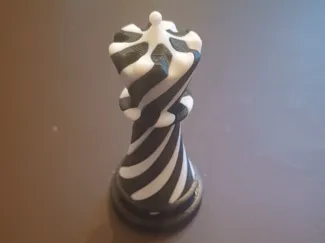 Spiral Passthrough Chess Queen