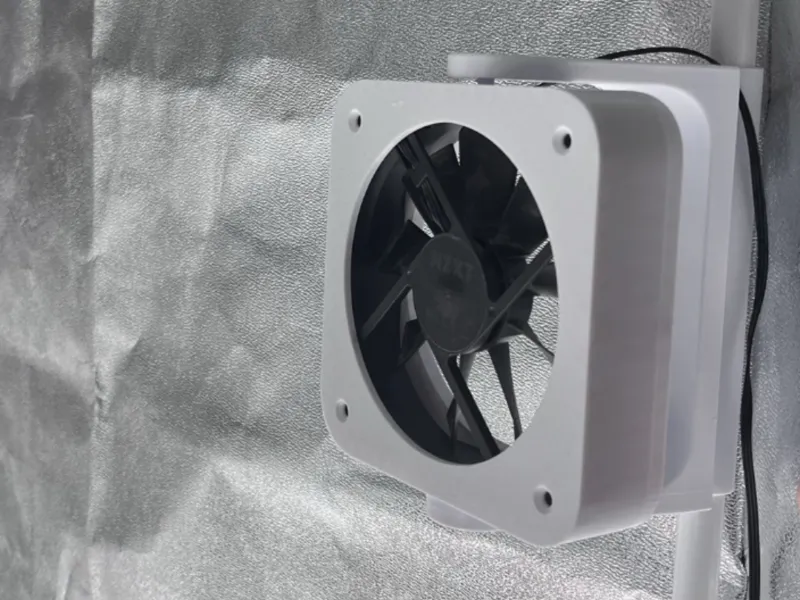 120mm Vent Mount and Clip for Growbox