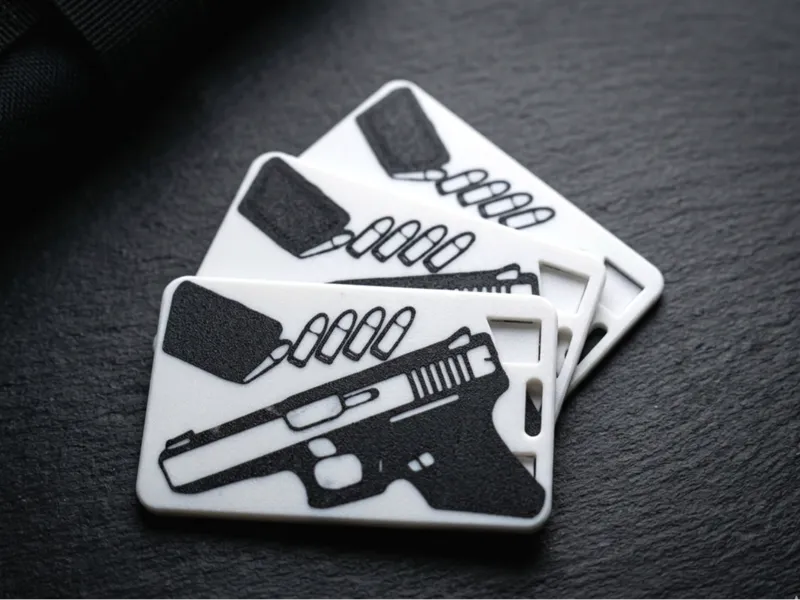 Tactical Style Badge Holder, High Contrast Edition