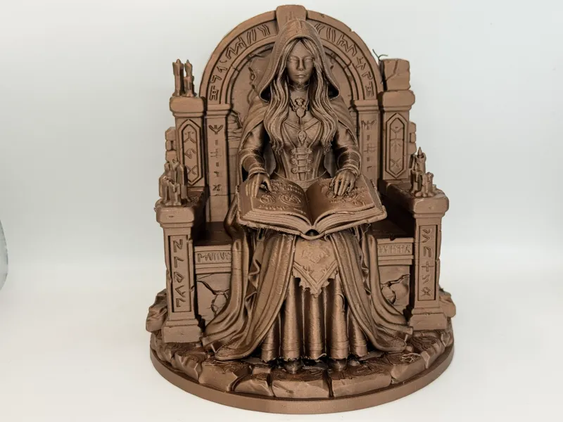 Gothic Sorceress on Throne - Dark Fantasy Set 2/7 