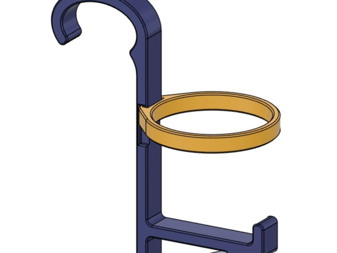 Bottle / Glass Holder for Frame Pools - oval frame