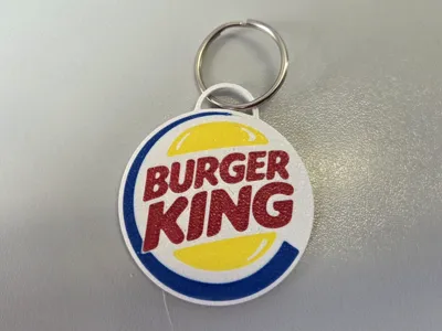 Burger King Logo Keychain