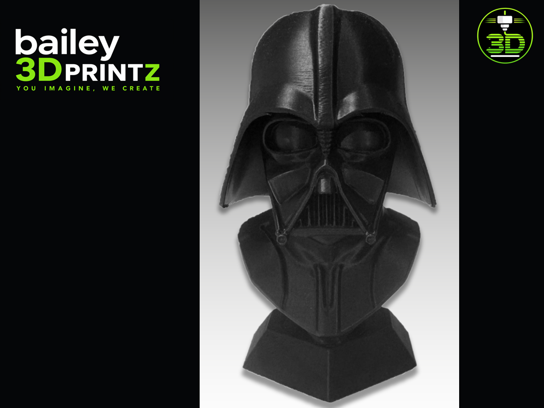 Dark Vader Inspired Helmet Display – 15cm Tall