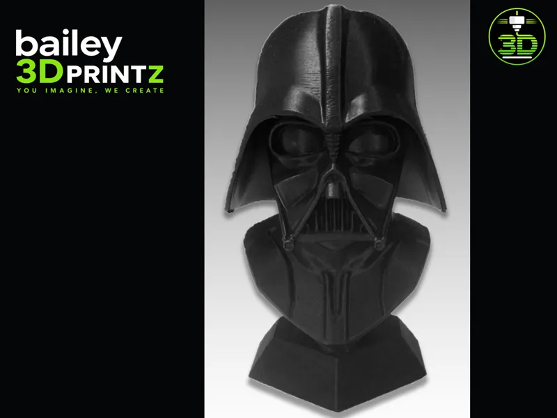 Dark Vader Inspired Helmet Display – 15cm Tall