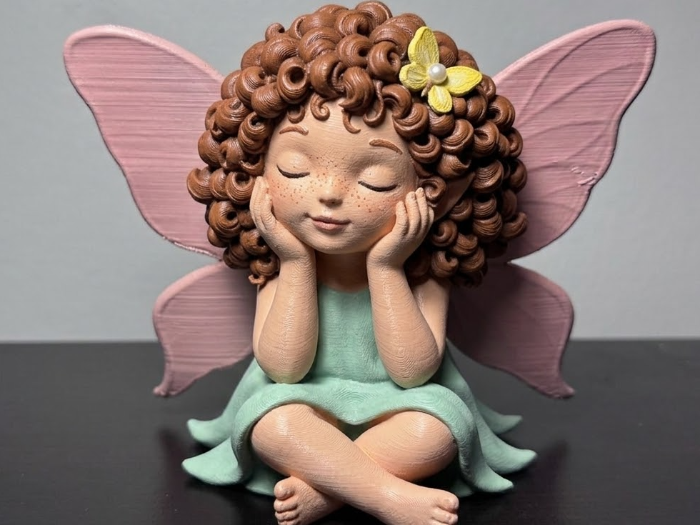 Dreaming Fairy – Whimsical Garden or Desk Statue