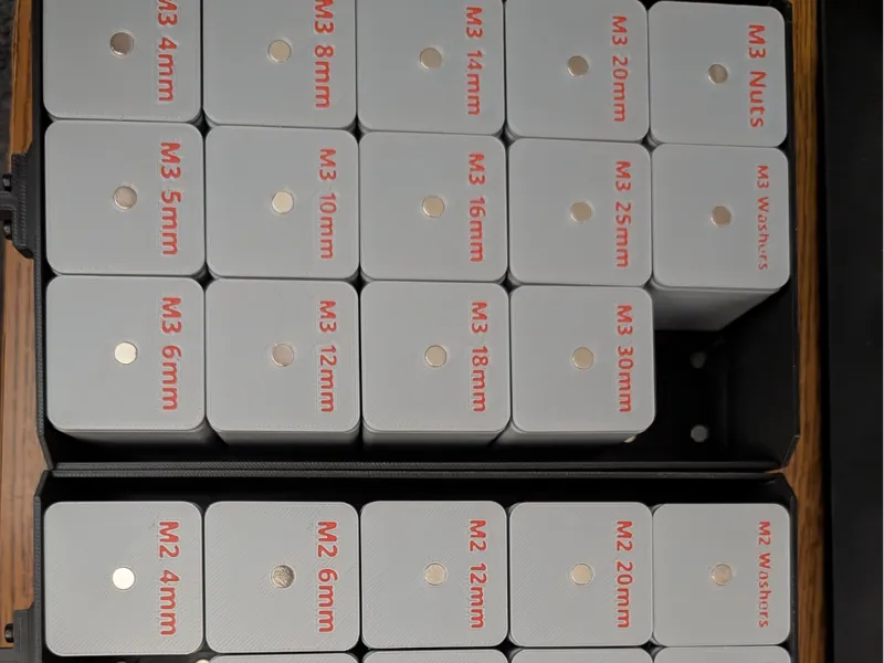 Gridfinity Magnetic Lids