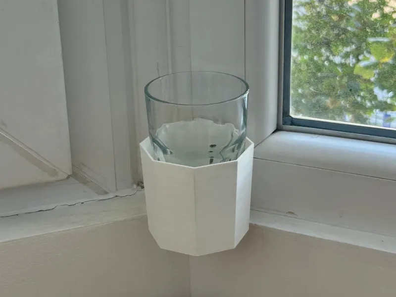 Hexagonal Glass Holder (78 mm)