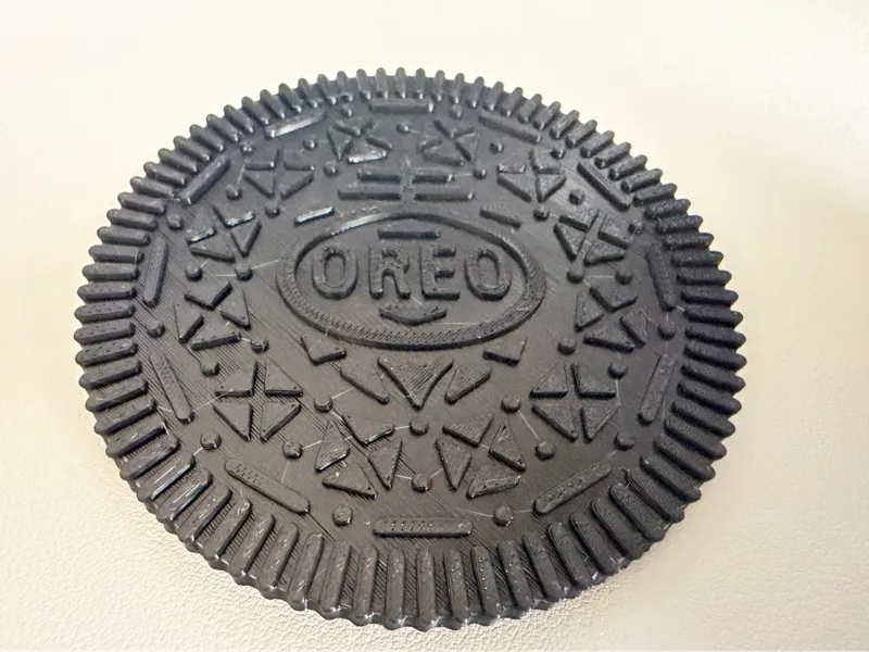 Sandwich Cookie Coaster (9 cm Diameter) easy print