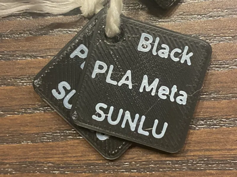 Labeled Filament Swatch 