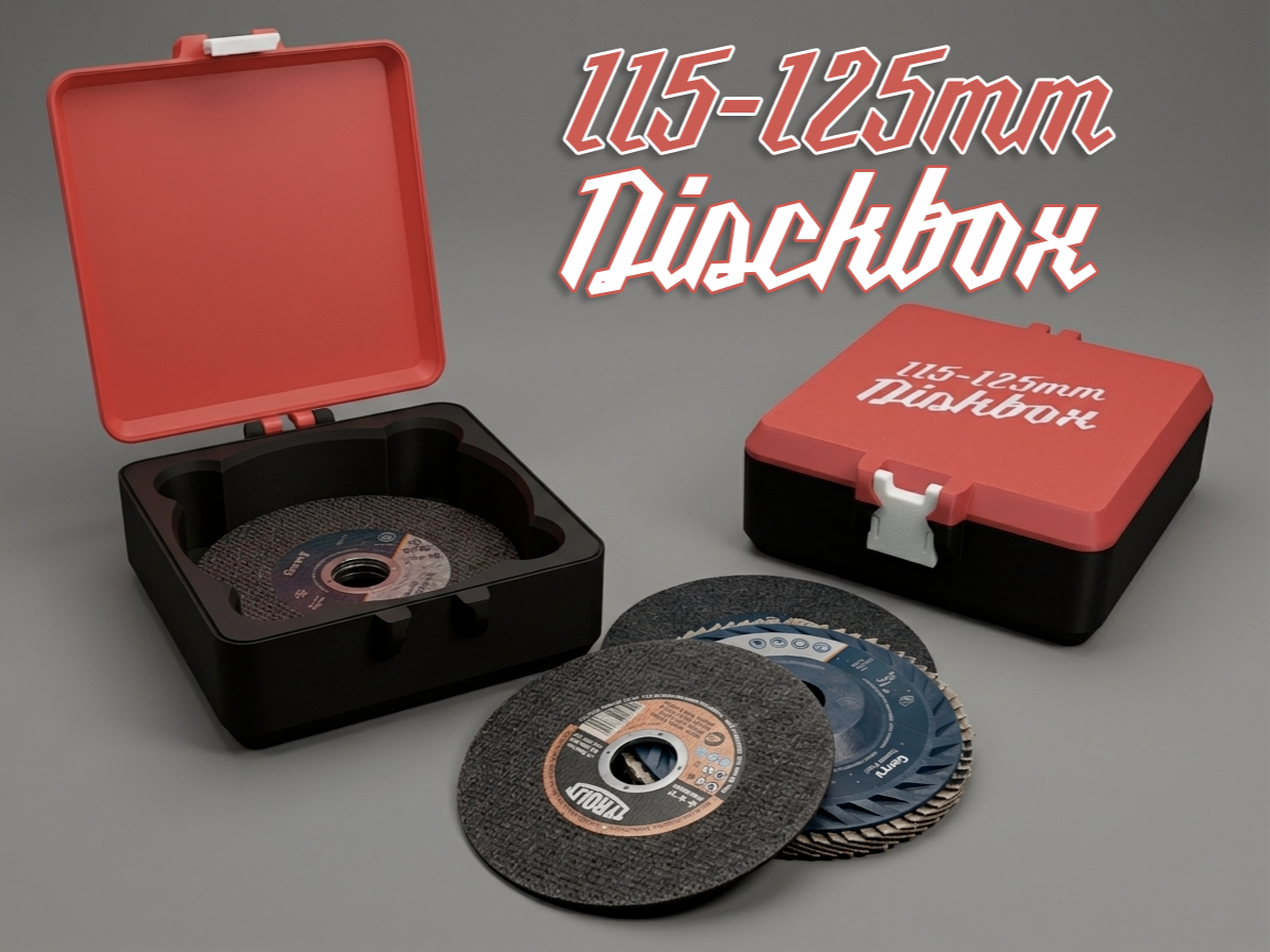 Snaplock 115-125mm Disk Box Case for Angle Grinder