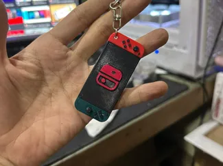 nintendo switch keychain with logo