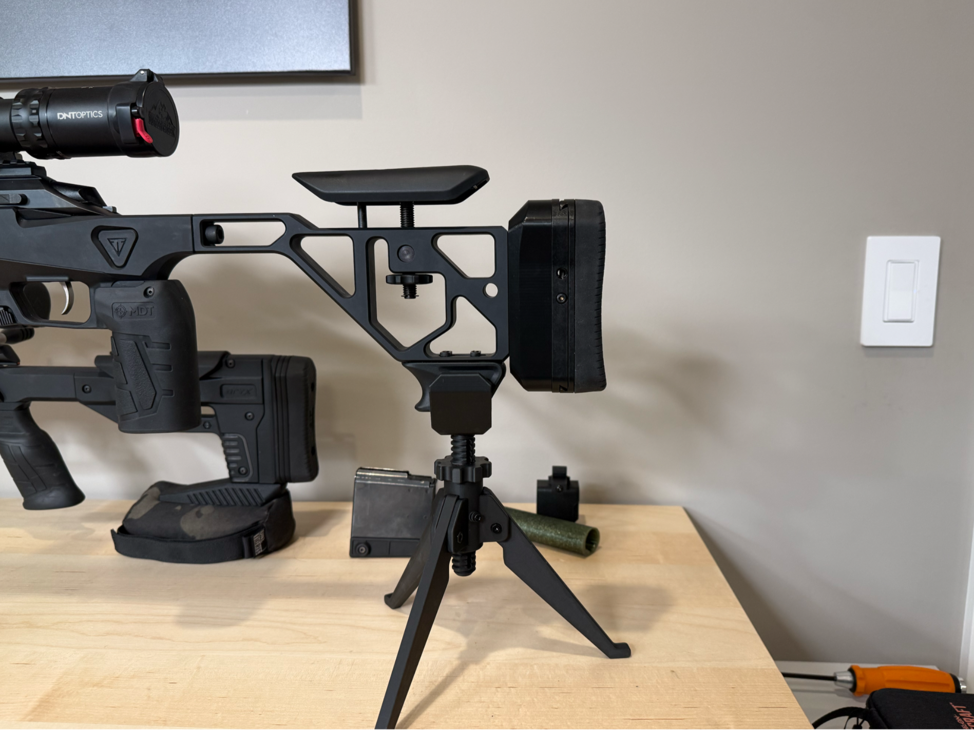 Tikka T3X ACE  Vertical Adjustment Buttpad Adapter