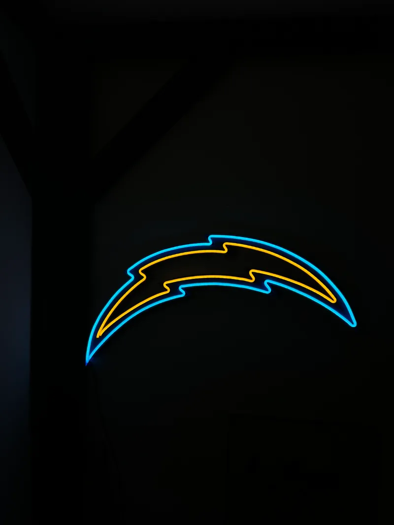 Los Angeles Chargers Neon LED Sign