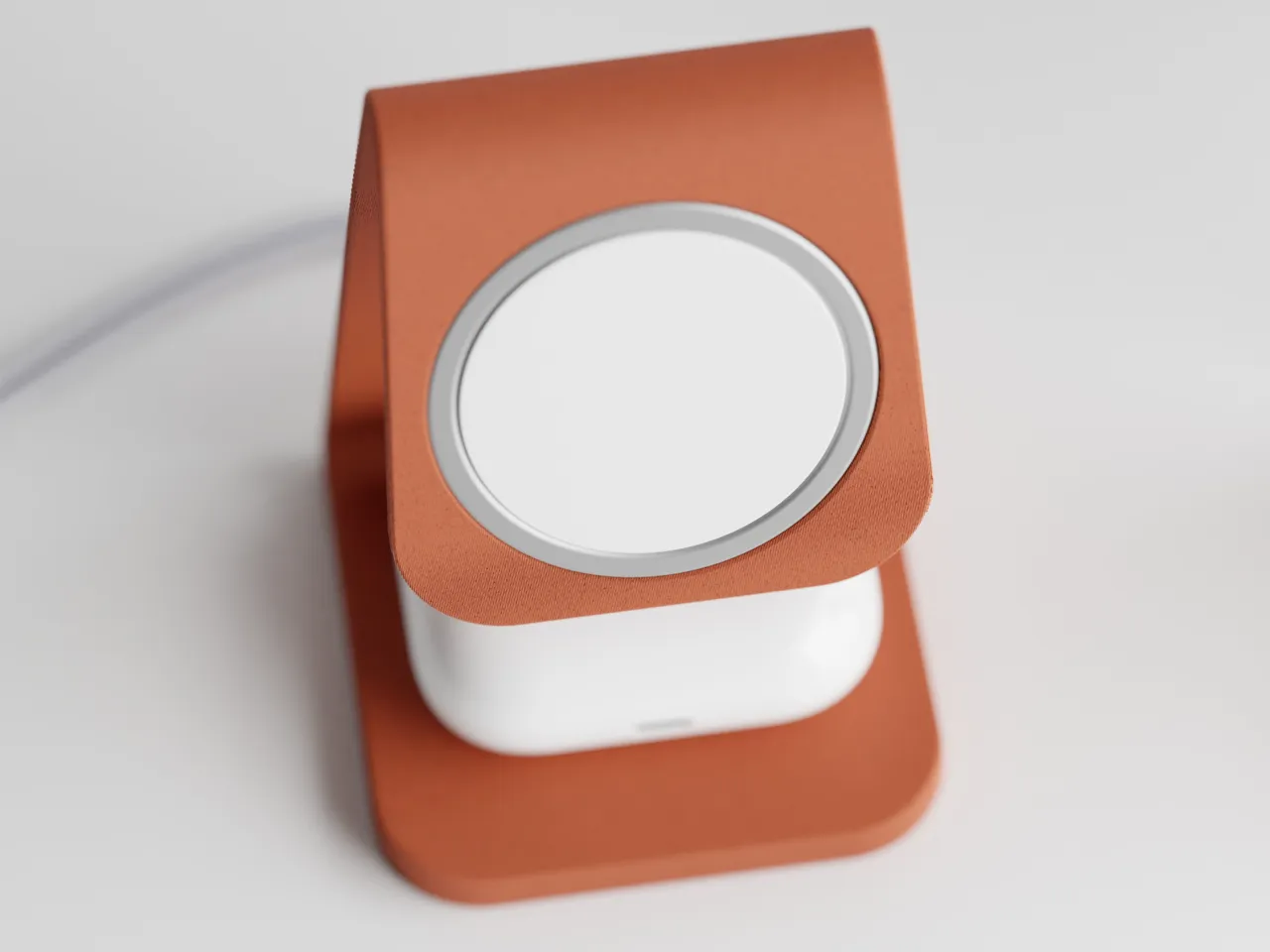 Minimalistic Phone Stand AirPod + MagSafe (USB-C) view 3